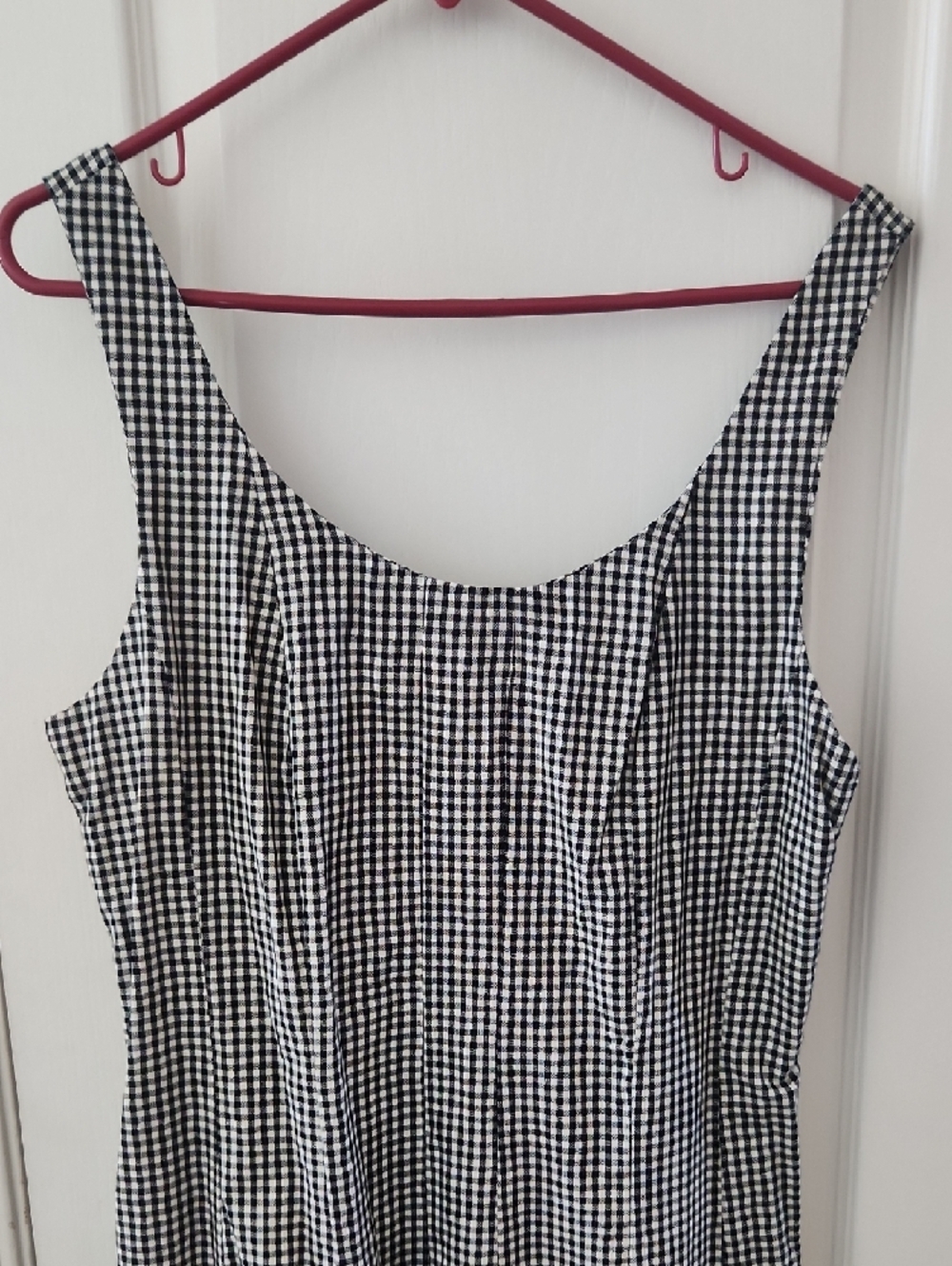 a new day Black and White Gingham Maxi Dress, Size 10 - Picture 4 of 7